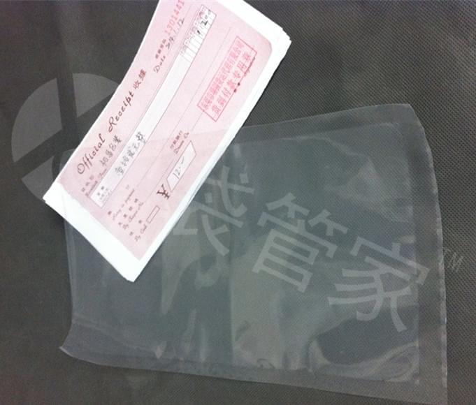票据透明包装袋